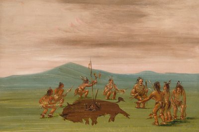 Medicine Buffalo från Sioux-folket av George Catlin