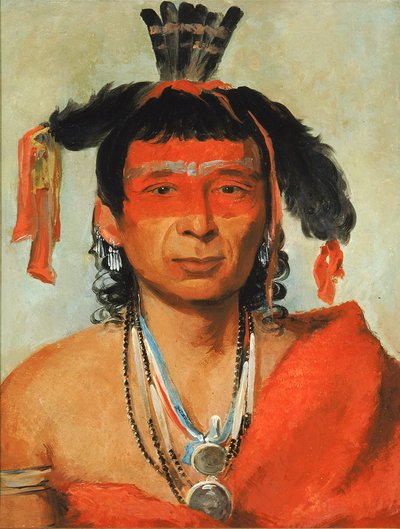 Másh-kee-wet, en stor dandy, 1831. av George Catlin