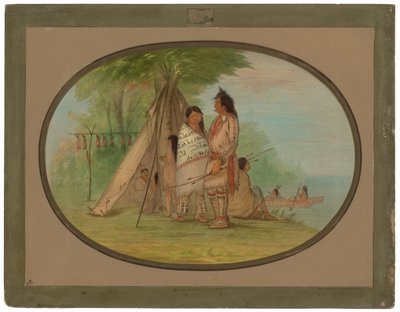 Nayas Indians av George Catlin