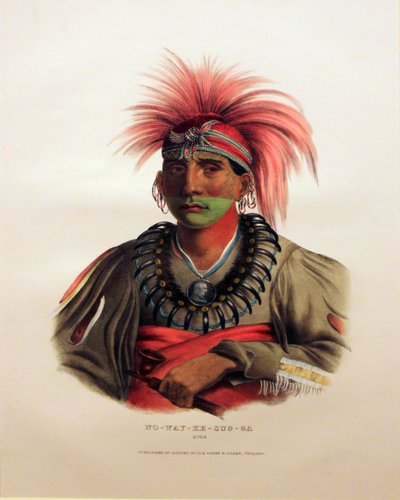 No-Way-Ke-Sug-Ga, Otoe av George Catlin