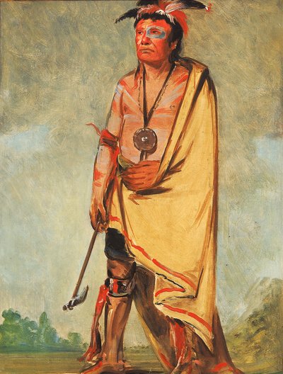No-ak-chóo-she-kaw, han som bryter buskarna av George Catlin