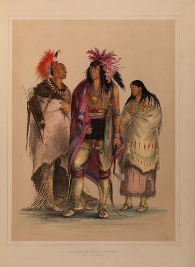 Nordamerikanska indianportföljen av George Catlin