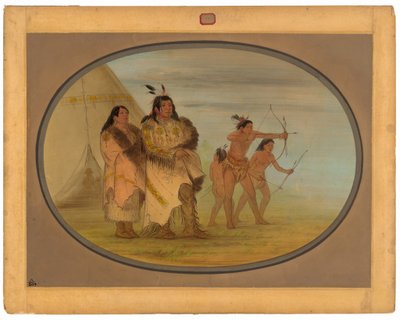 Ojibbeway-indianer av George Catlin