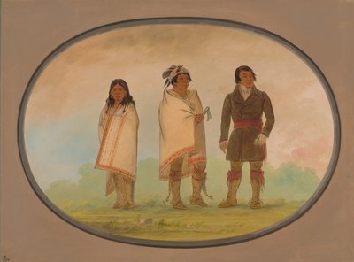 Oneida chef, hans syster och en missionär, 18611869. av George Catlin