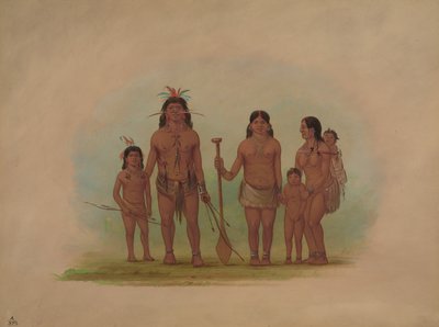 Orejona chef och familj, 18541869. av George Catlin