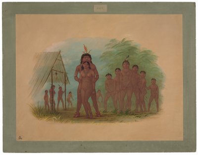 Orejona-indianer av George Catlin
