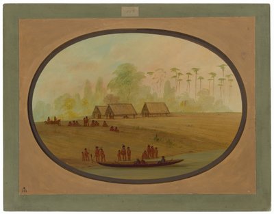 Att måla Lengua-hövdingen av George Catlin