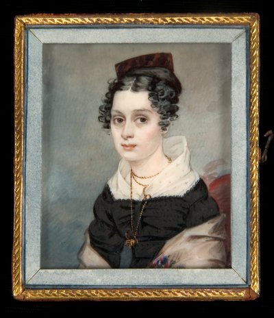 Porträtt av Mary Catlin av George Catlin