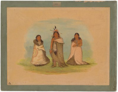 Puncah-indianer av George Catlin