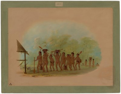 Tillbaka från en sköldpaddsjakt - Connibo av George Catlin