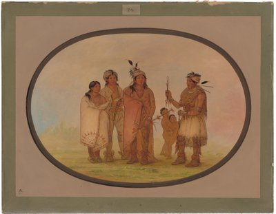 Shawano-indianer av George Catlin