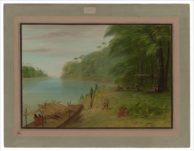 Stranden av Essequibo av George Catlin