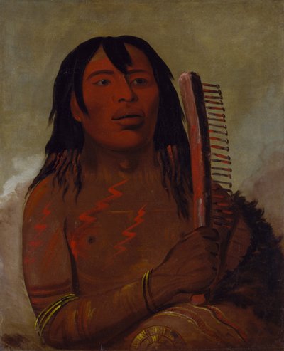 Tcha-dés-sa-ko-máh-pee, Björnens barn av George Catlin