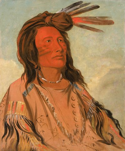 Svärfar, Tobacco, en Oglala-hövding, 1832. av George Catlin