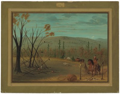 Cheyenne Brothers återvänder från sin höstjakt av George Catlin
