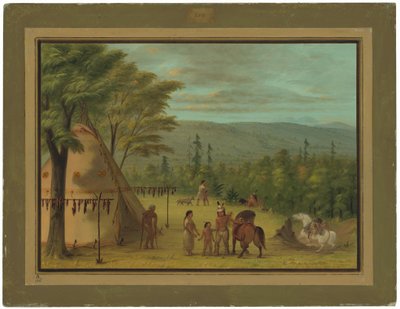 Cheyenne Brothers börjar på sin höstjakt av George Catlin