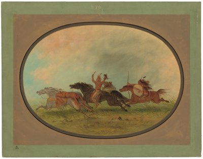 The Scalper Scalped - Pawnees och Cheyennes av George Catlin