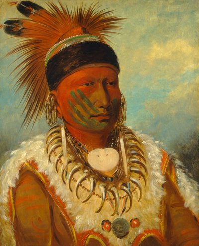 Det vita molnet, chef för Iowas av George Catlin