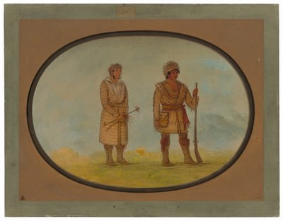 Två Cherokee Chiefs av George Catlin