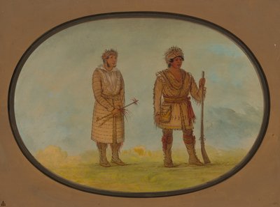 Två Cherokee Chiefs, 18611869. av George Catlin