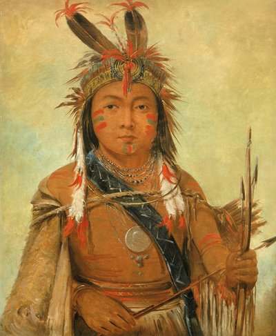Ud-je-jock, Pelican, a Boy, 1845. av George Catlin