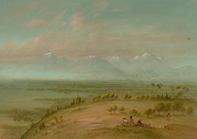 Utsikt över Pampa del Sacramento, 18541869. av George Catlin
