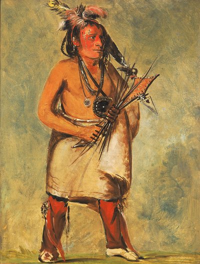 Wa-kon-chásh-kaw, han som kommer med åskan av George Catlin