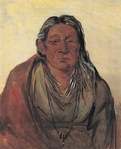 Wah-pe-séh-see, hövdingens mor av George Catlin