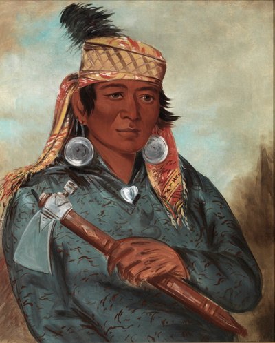 Wáh-pe-say, The White, 1830. av George Catlin