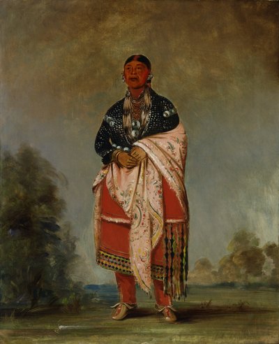 Hustru till Kee-o-kúk, 1835. av George Catlin