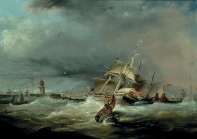 Ett amerikanskt paket som körs för Swansea Harbor av George Chambers