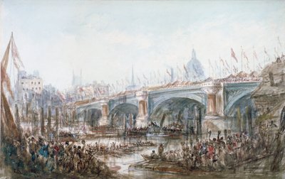 Invigning av Blackfriars Bridge, London, 1869 av George Chambers