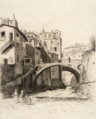 De två broarna, San Remo av George Charles Aid