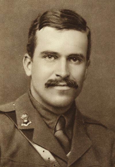 Donald Hankey (1884-1916), engelsk soldat och författare. av George Charles Beresford