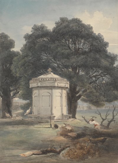 En trädgård i Indien av George Chinnery