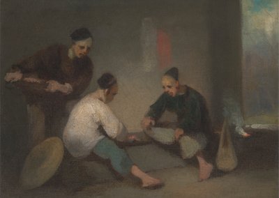 Kinesiska spelare av George Chinnery