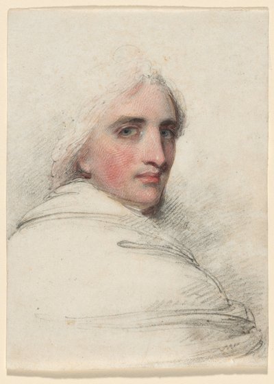 En mans huvud av George Chinnery