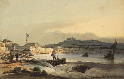 Praia Grande, Macao, från söder, med St Peter
