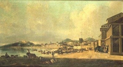 Utsikt över Macao av George Chinnery
