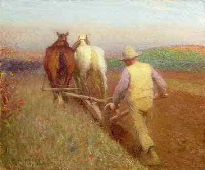 En höstmorgon, 1897 av George Clausen