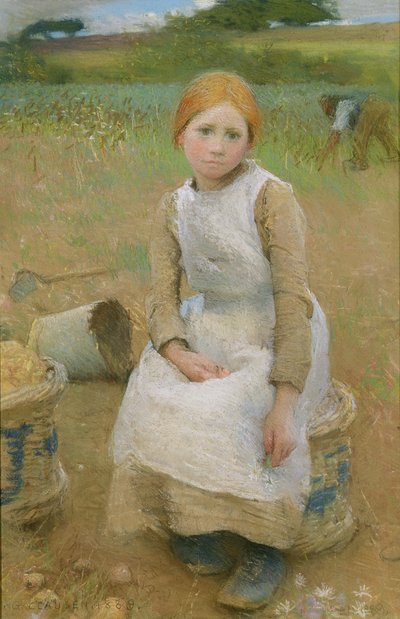 Lilla ros, 1889 av George Clausen