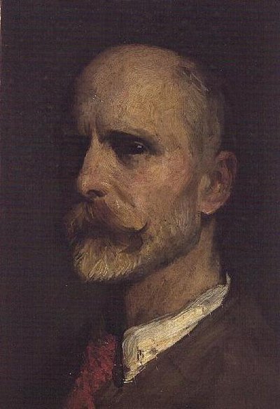 Självporträtt av George Clausen