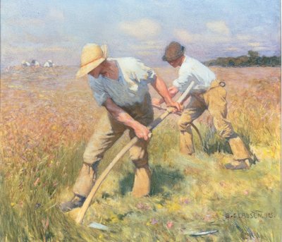 Gräsklipparna av George Clausen