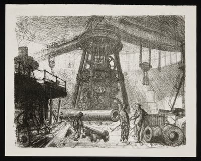 Den radiella kranen av George Clausen