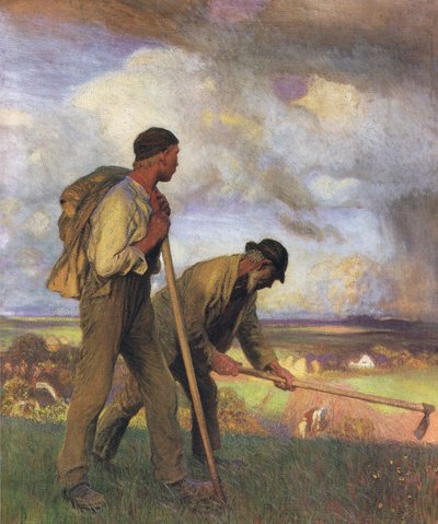 Pojken och mannen av George Clausen
