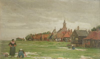 Washerwomen, Holland, 1876 (styrelse) av George Clausen