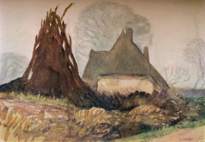 Woodmans Cottage, c1900-talet 1931 av George Clausen