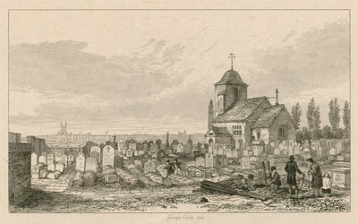 Old St Pancras Church, London av George Cooke