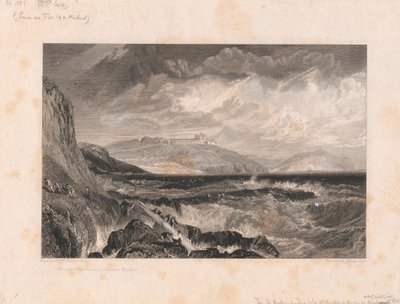 Pendennis Castle och ingången till Falmouth Harbor av George Cooke