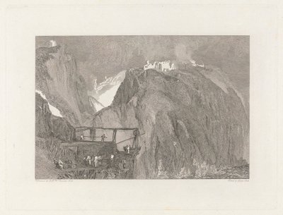 Tintagel Castle, Cornwall av George Cooke